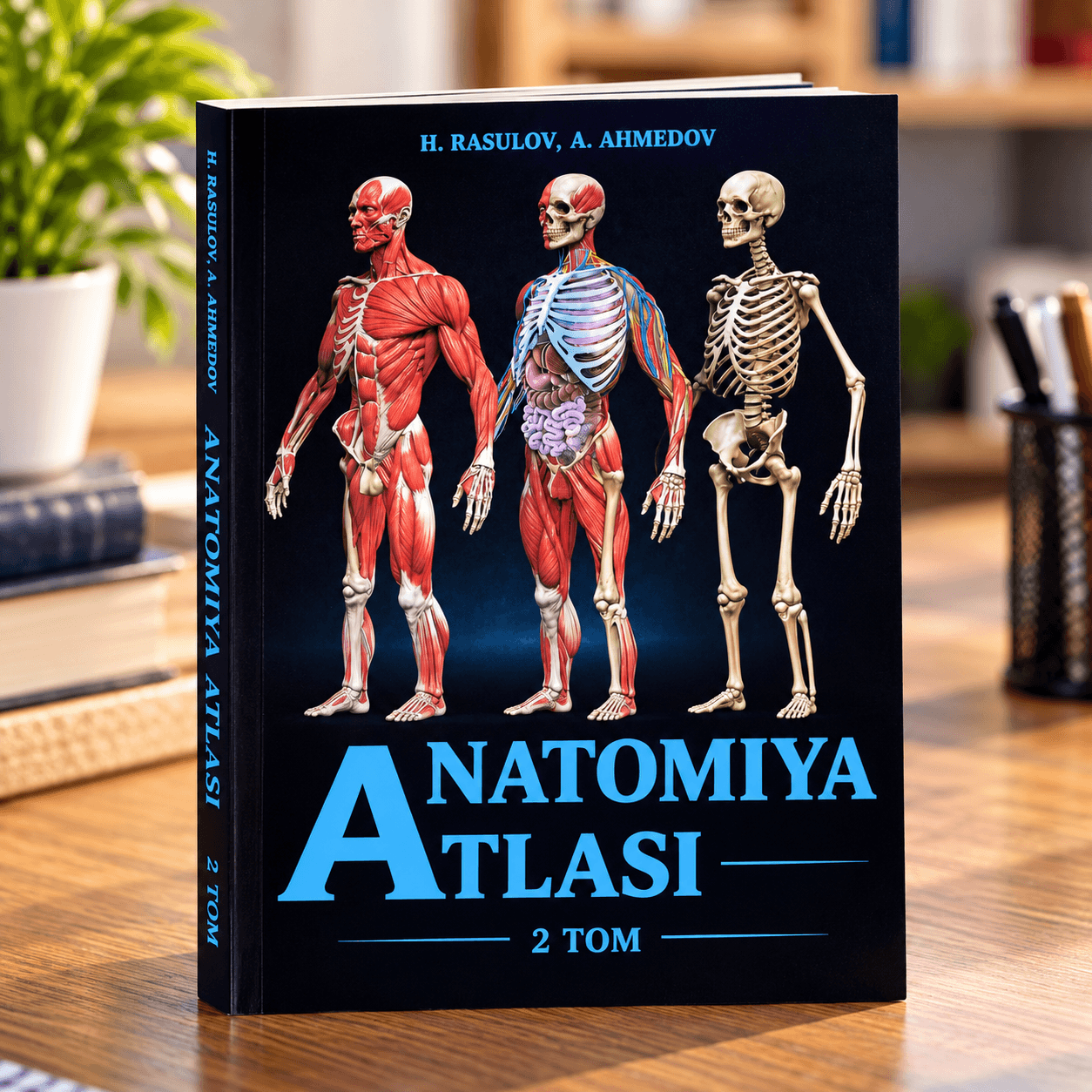 Ahmedov Anatomiya 2-tom A4 yumshoq muqova