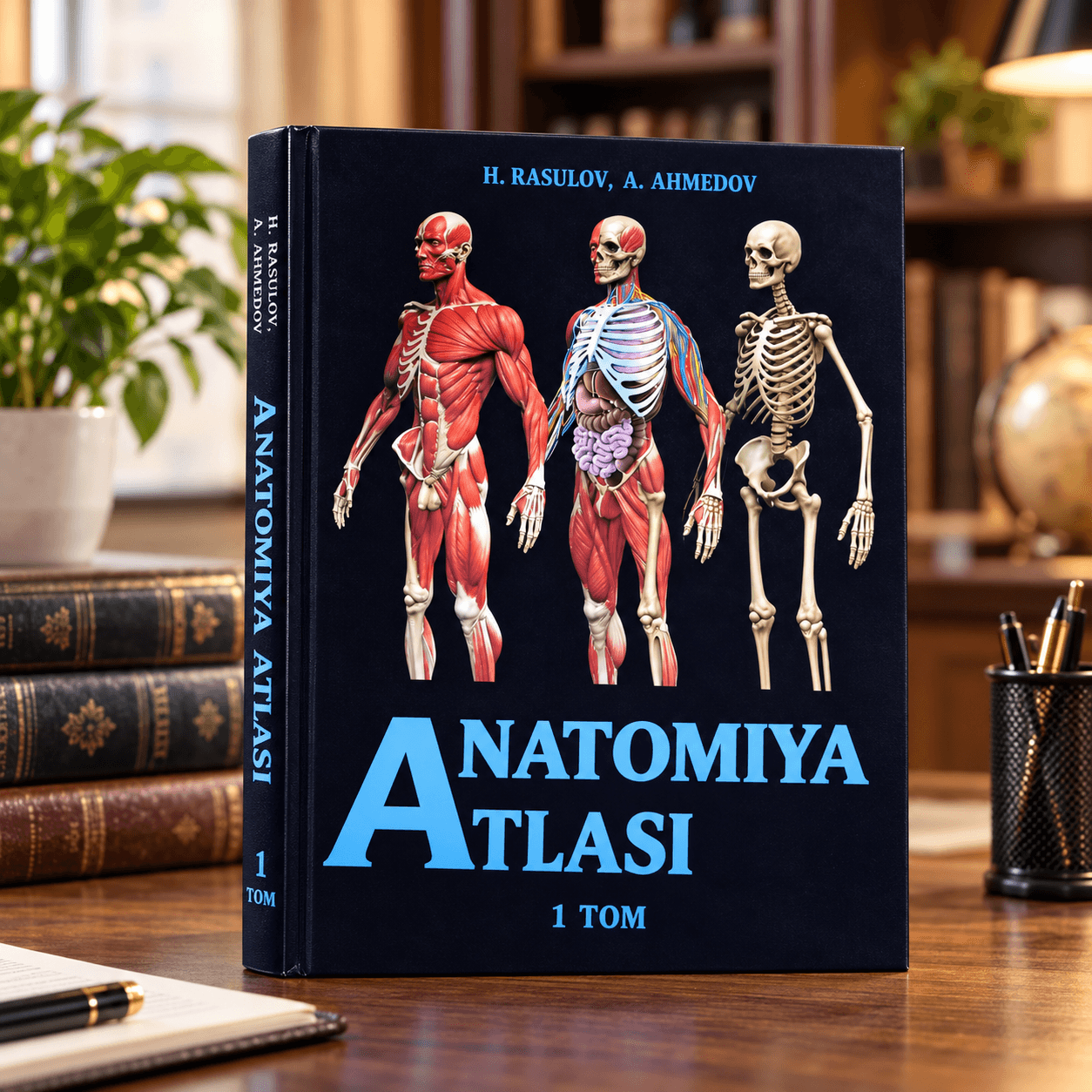 Ahmedov Anatomiya 1-tom A4 yumshoq muqova