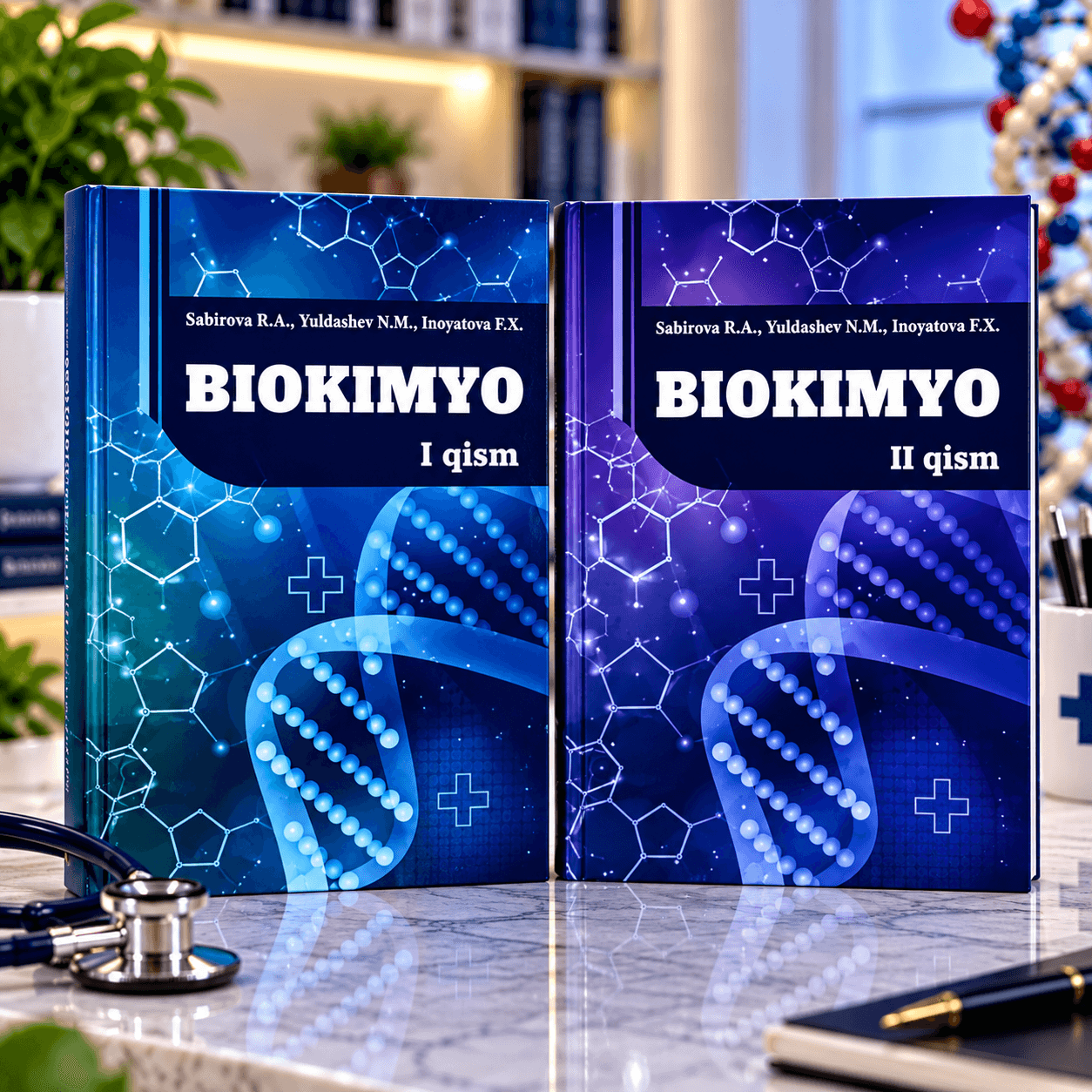 Biokimyo Sobirova A5 qattiq muqova